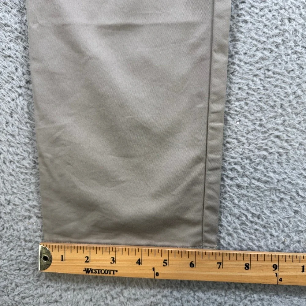Banana Republic Slim Fit Khaki Chino Pants Mens 33x32 Tan Stretch Cotton Blend